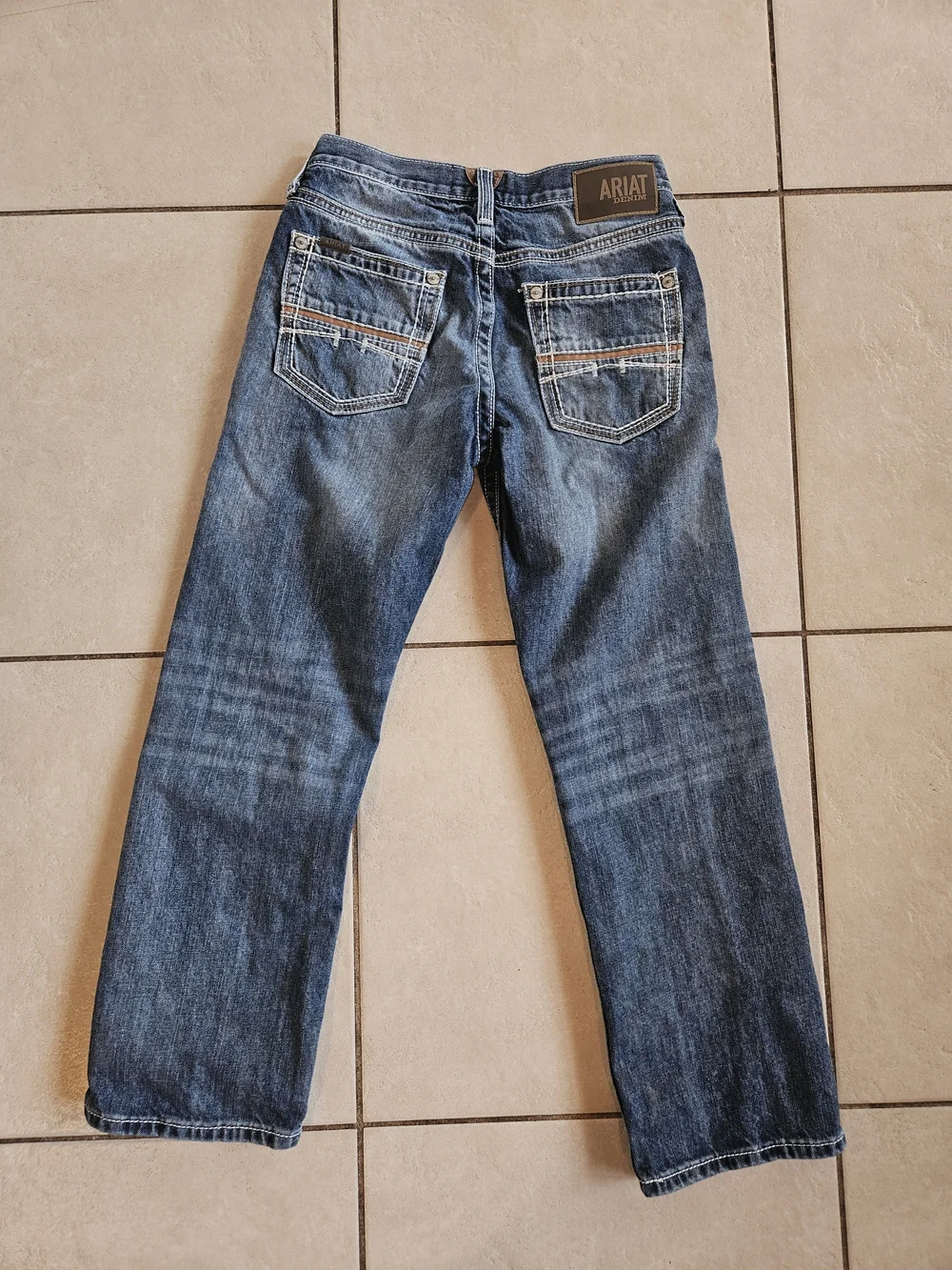 Ariat M4 Men's Blue Relaxed Straight Jeans 28/30